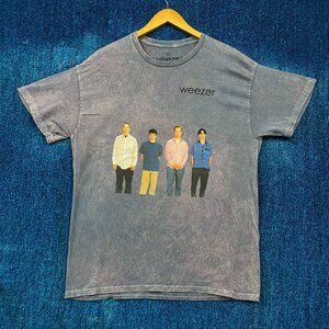 Weezer 1994 Self-titled Blue Album Tour Pop Punk Band Tee L